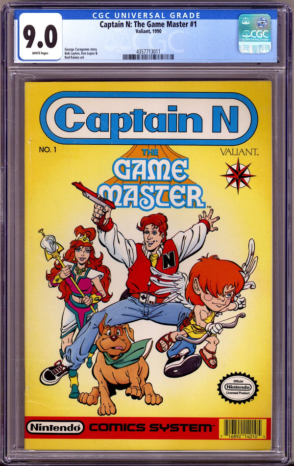 Captain N: The Game Master 1 CGC 9.0 (VF/NM) (1990)