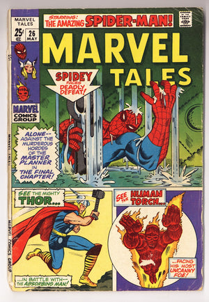 Marvel Tales Vol 2 26  Very Low Grade   (1970)