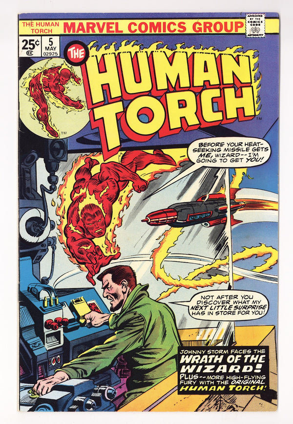 The Human Torch Vol 2 5  VF- (7.5)   (1975)
