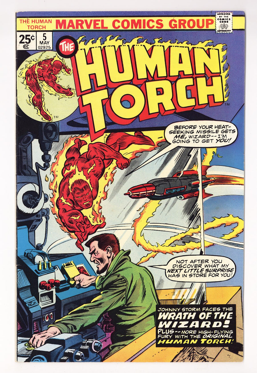 The Human Torch Vol 2 5  VF- (7.5)   (1975)     