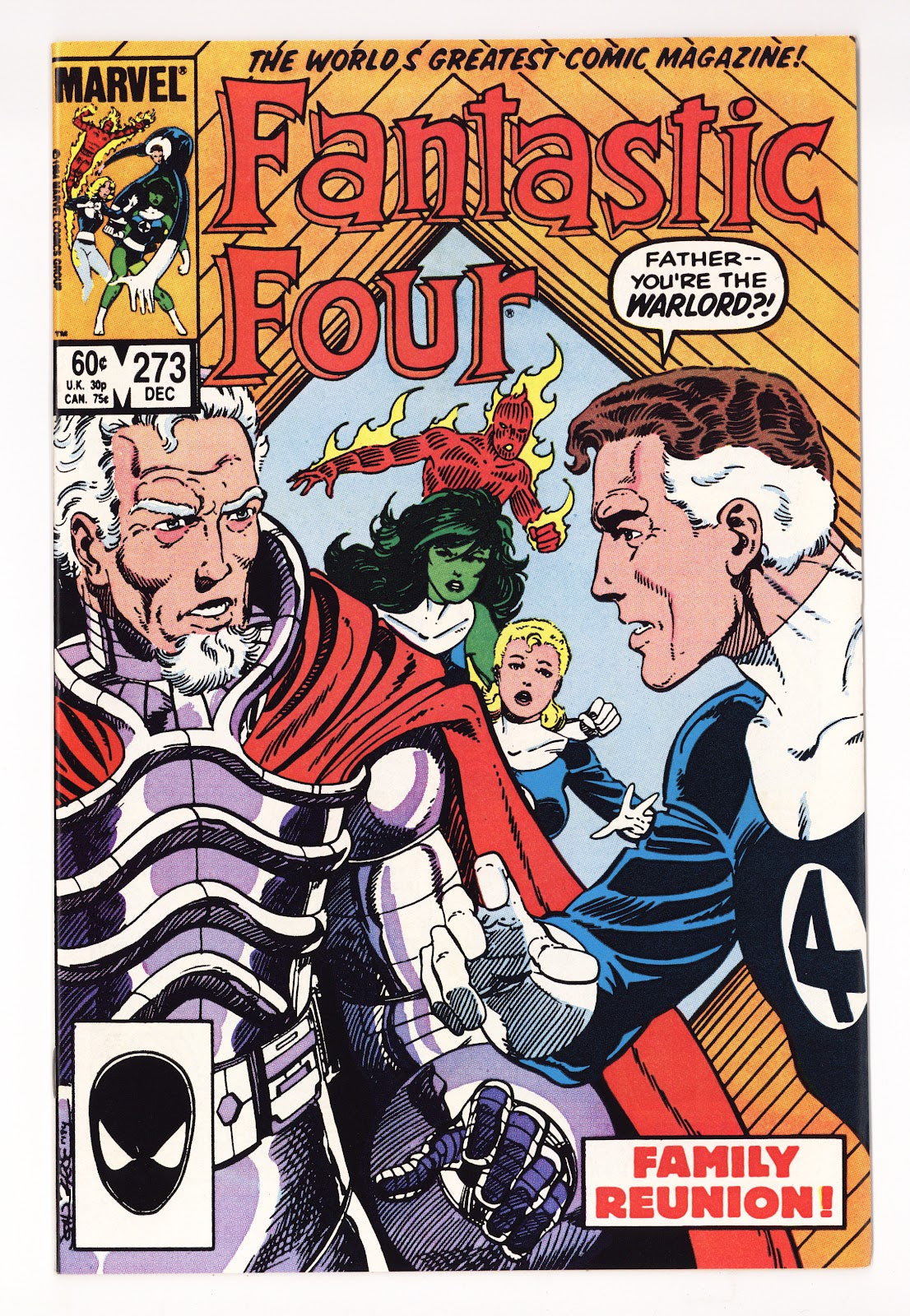 Fantastic Four Vol 1 273  NM- (9.2)   (1984)