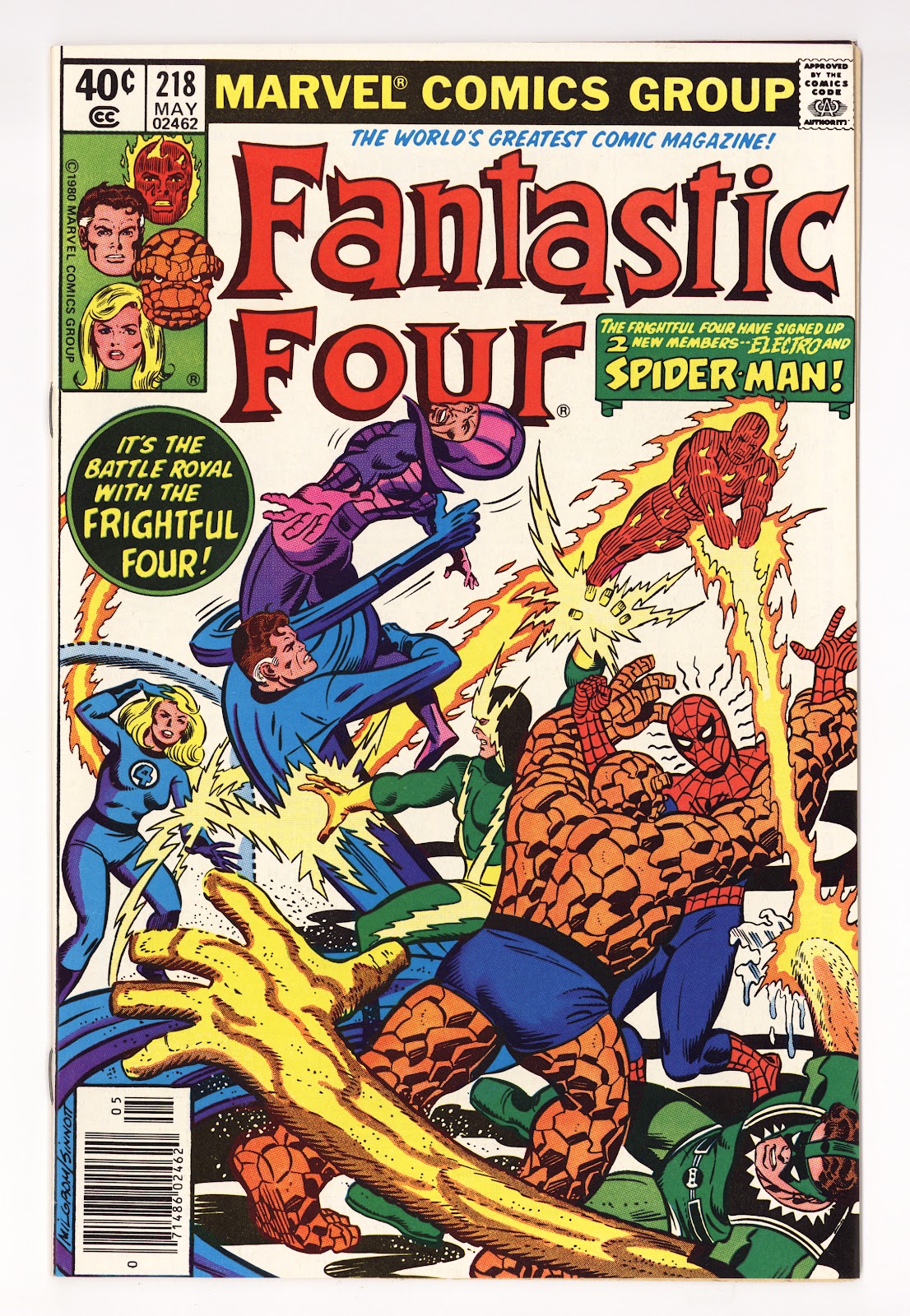 Fantastic Four Vol 1 218 Mid Grade (1980) Newsstand 