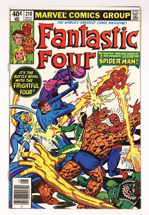Fantastic Four Vol 1 218 Mid Grade (1980) Newsstand