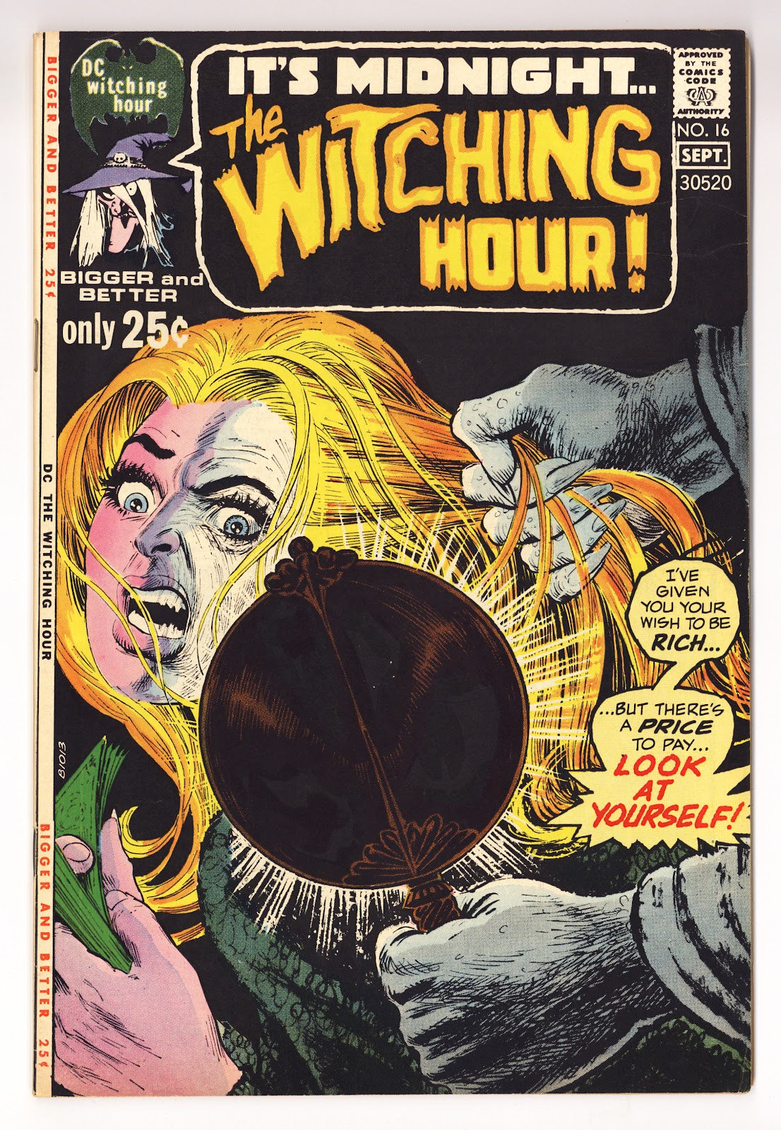 The Witching Hour Vol 1 16  FN+ (6.5)   (1971)