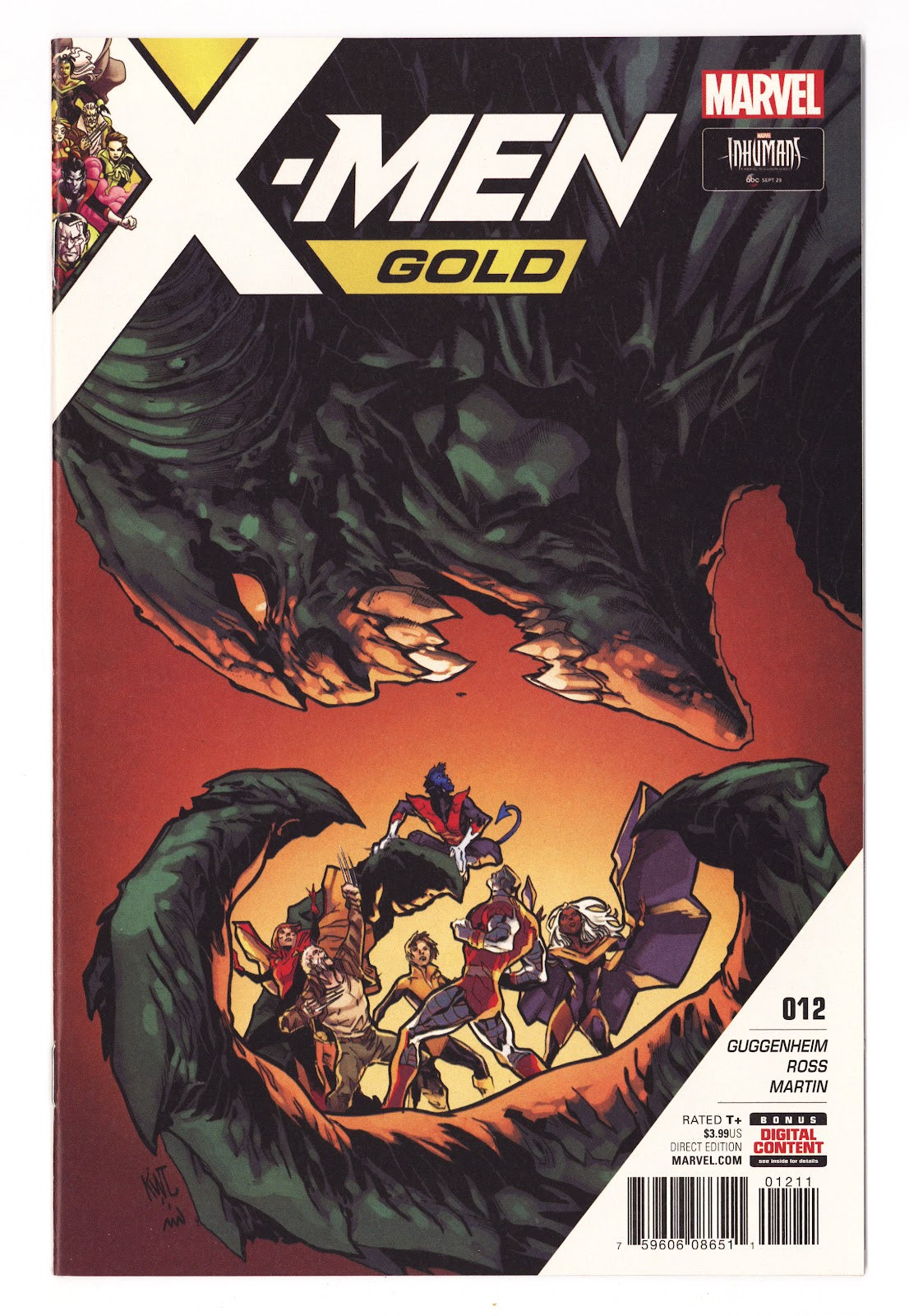 X-Men: Gold 12 High Grade (2017) 