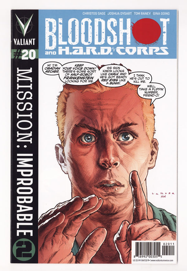 Bloodshot and H.A.R.D.Corps Vol 3 20  High Grade   (2014)   Cover A - Lewis LaRosa
