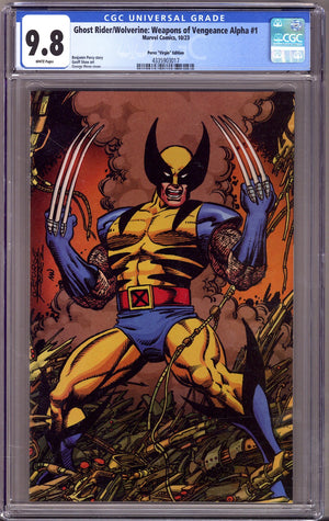 Ghost Rider / Wolverine: Weapons of Vengeance Alpha 1 CGC 9.8 (NM/M) (2023) Perez Virgin Incentive Variant