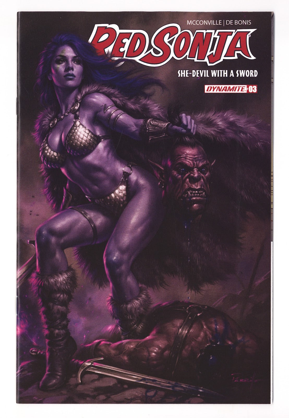 Red Sonja She Devil With A Sword 3 Parrillo Ultraviolet Variant (2026)