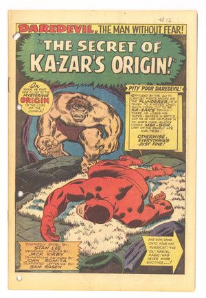 Daredevil Vol 1 13 Coverless (1966)