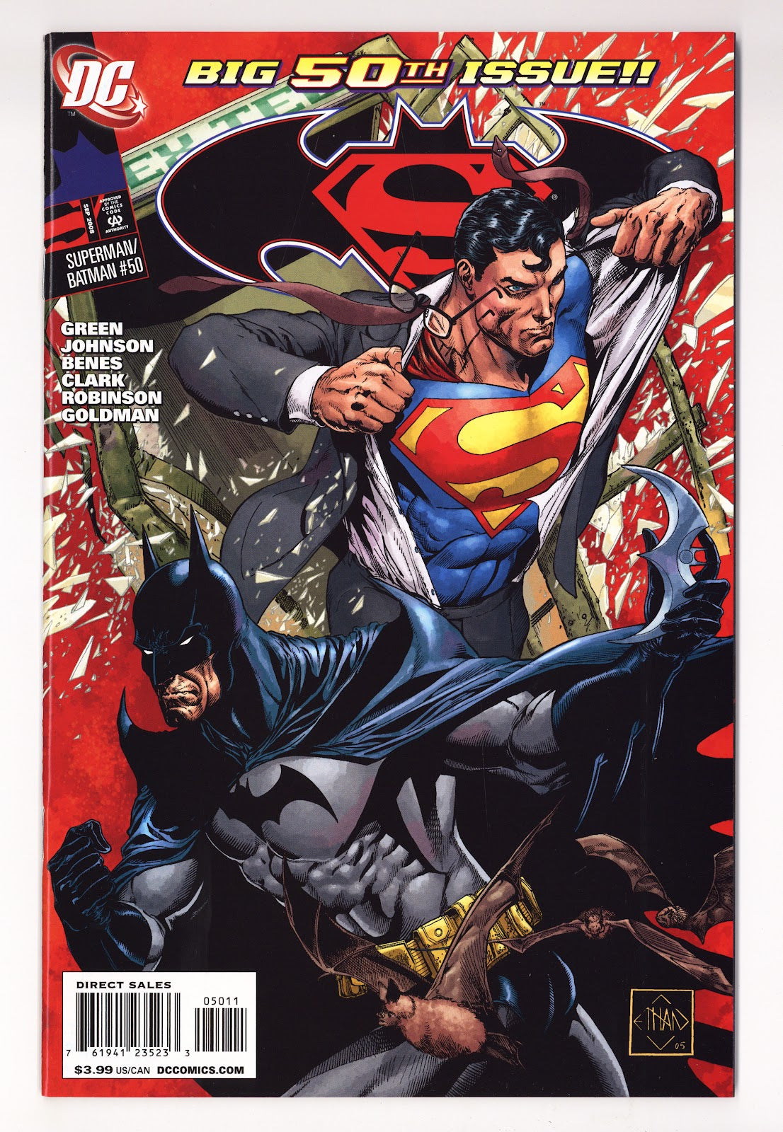 Superman / Batman   50  High Grade   (2008)   Ethan Van Sciver Cover  