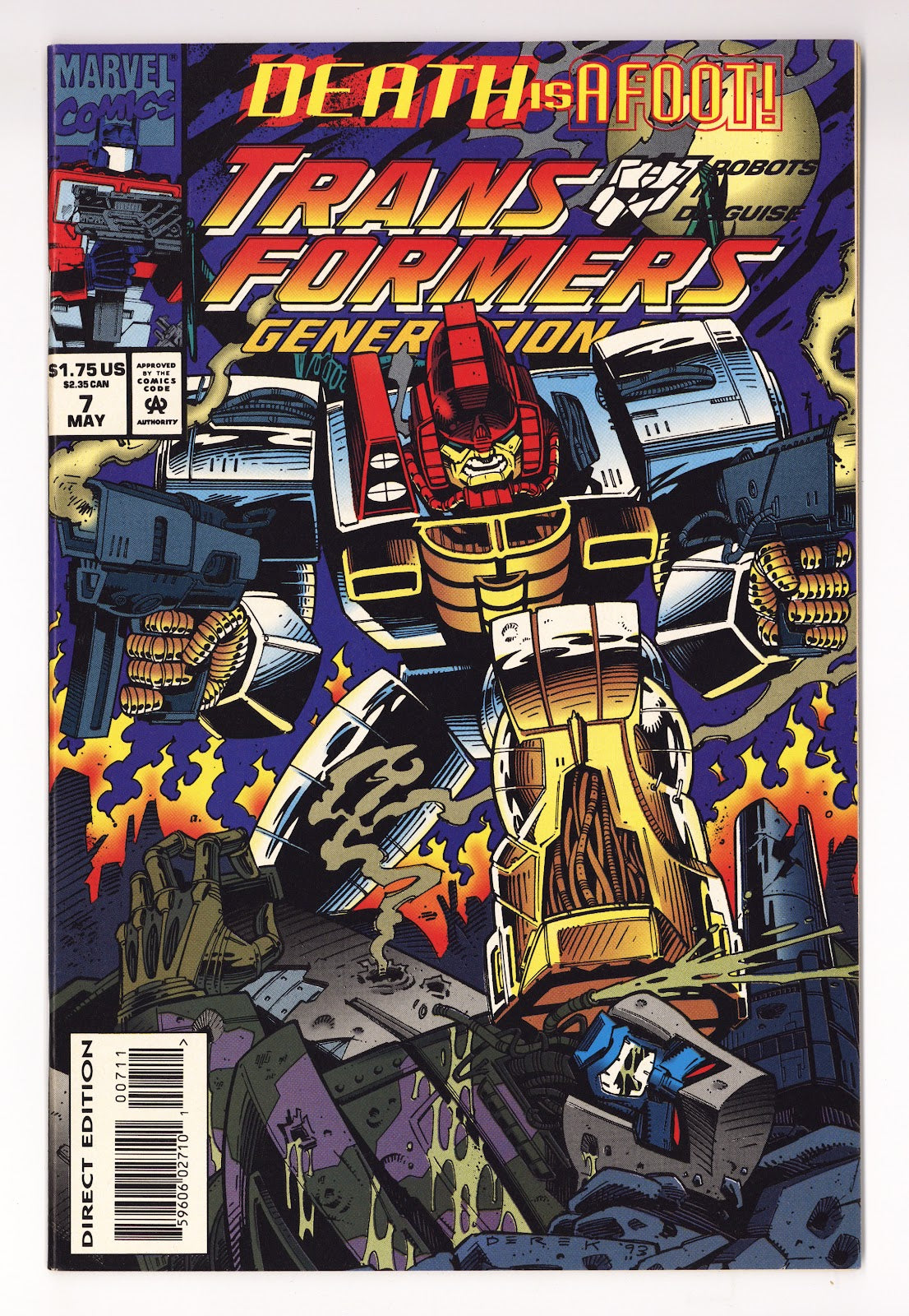Transformers: Generation 2 Vol 1 7  VF/NM (9.0)   (1994)     