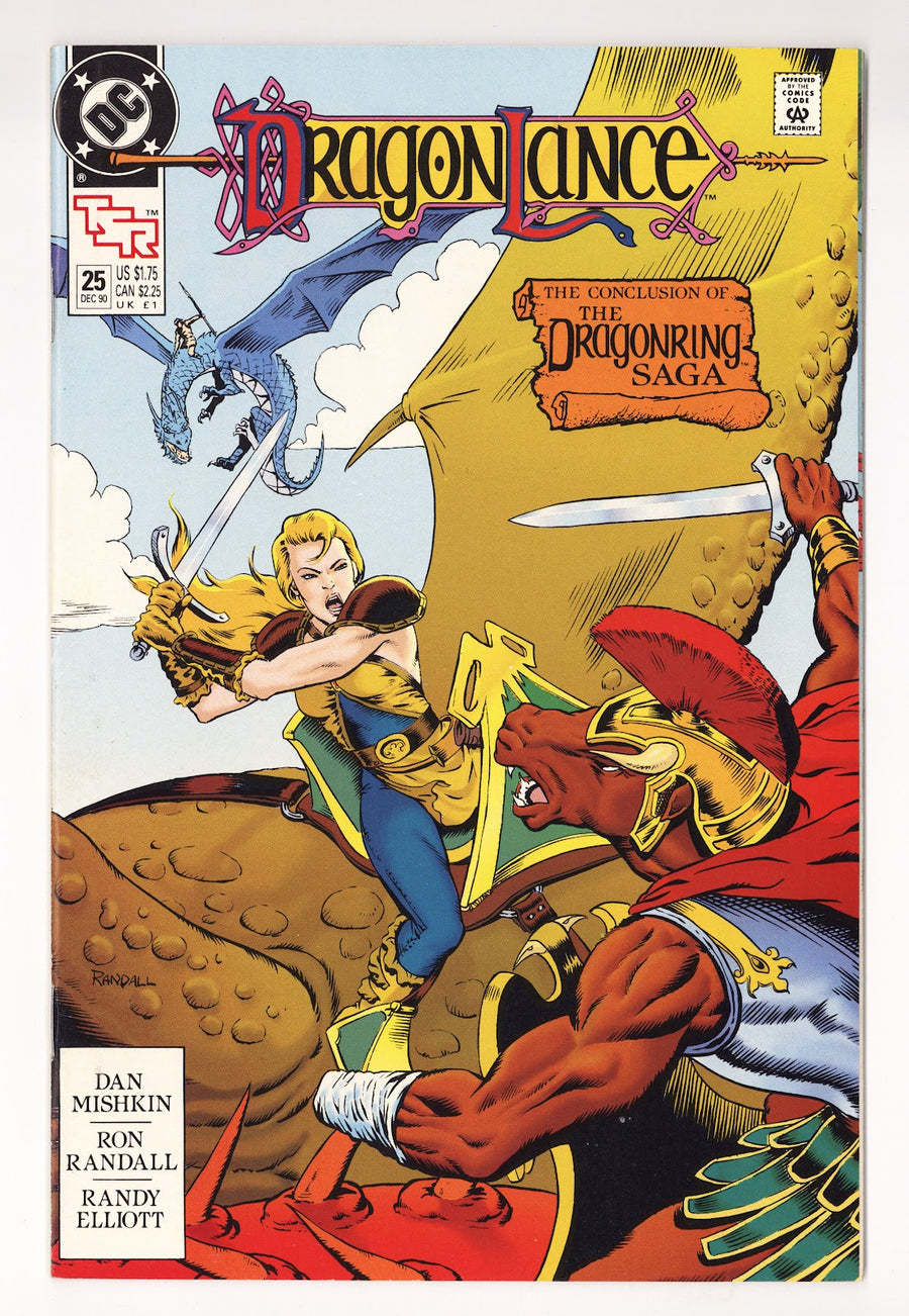 Dragonlance Comic Book   25  Mid Grade   (1990)