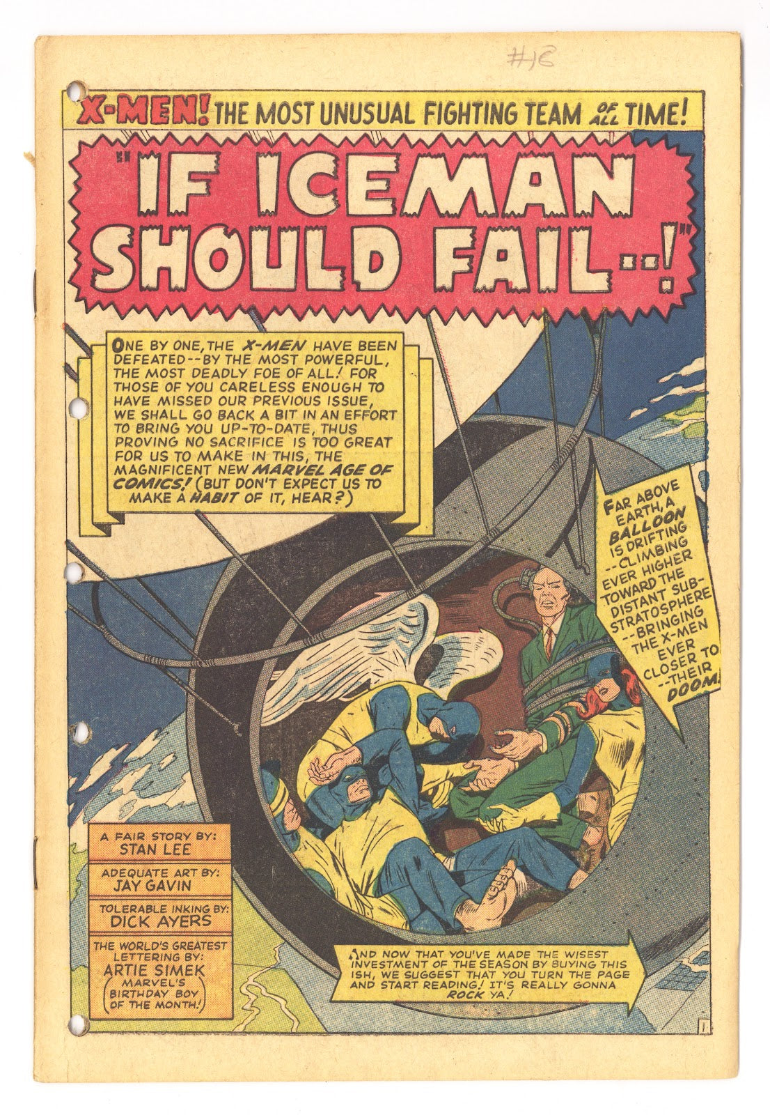 The X-Men Vol 1 18 Coverless (1966) 