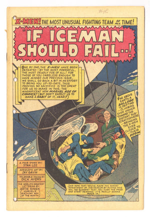 The X-Men Vol 1 18 Coverless (1966)