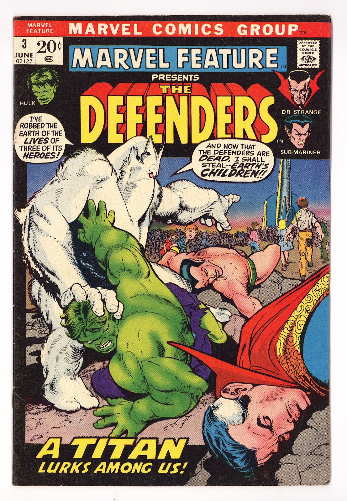 Marvel Feature Vol 1 3 FN- (5.5) (1972) 