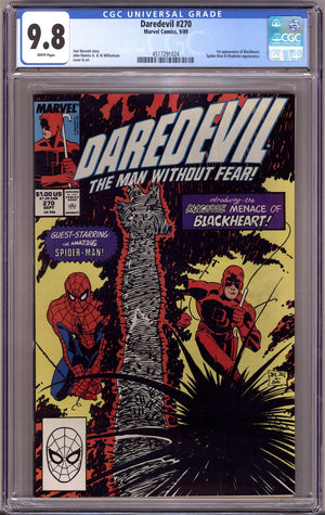 Daredevil Vol 1 270 CGC 9.8 (NM/M) (1989)