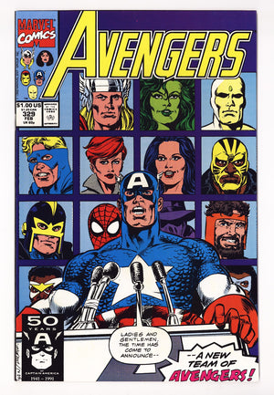 The Avengers Vol 1 329 High Grade (1991)