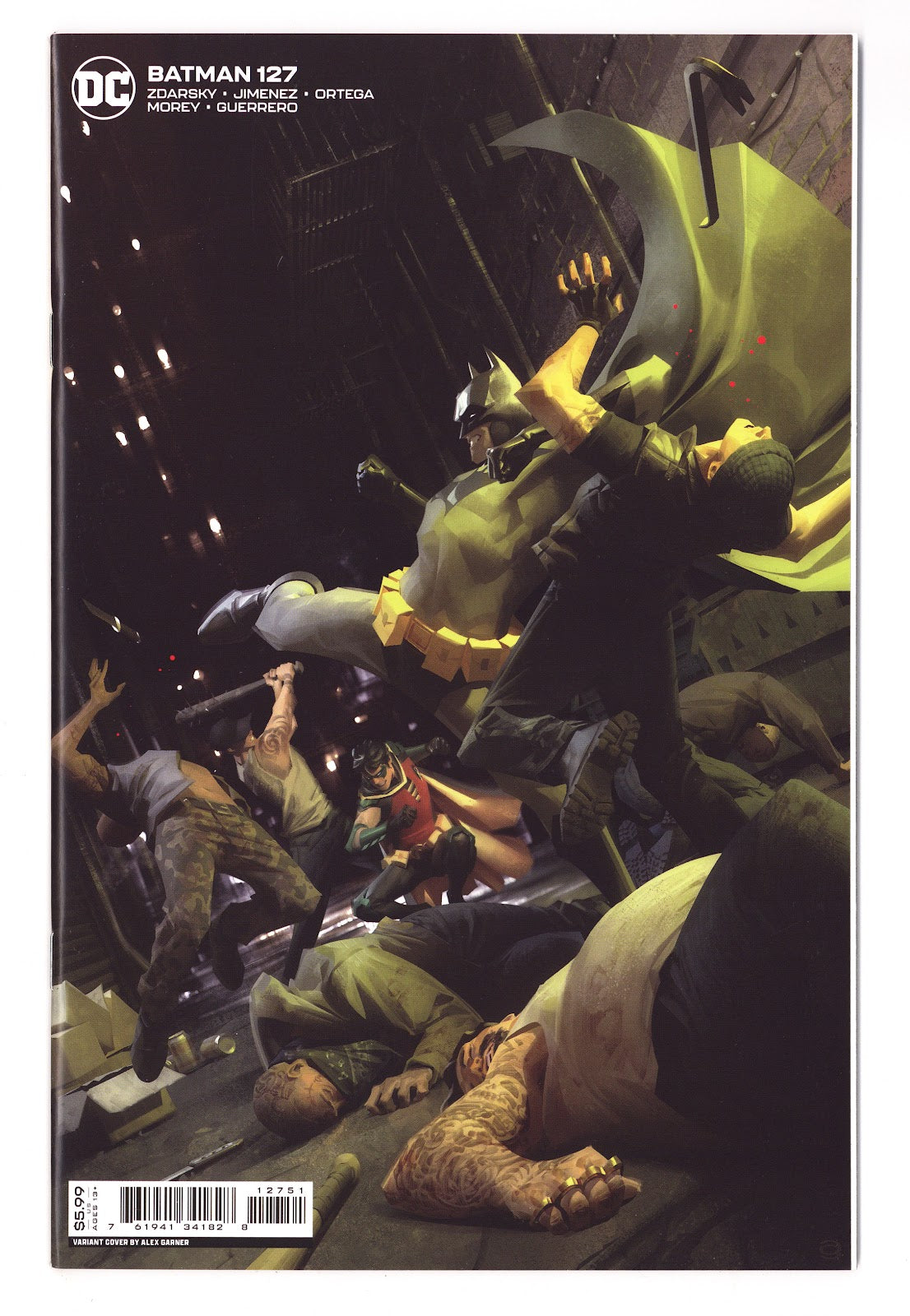 Batman Vol 3 127 High Grade (2022) Garner Variant 