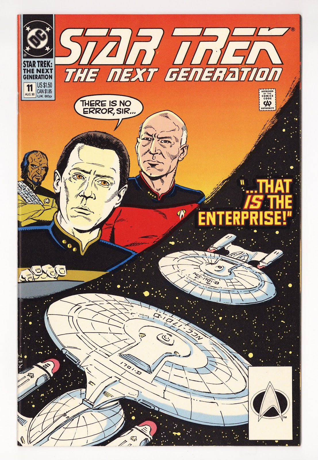 Star Trek: The Next Generation Vol 2 11  High Grade   (1990)