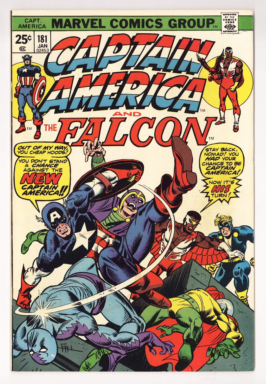 Captain America Vol 1 181  FN+ (6.5)   (1975)