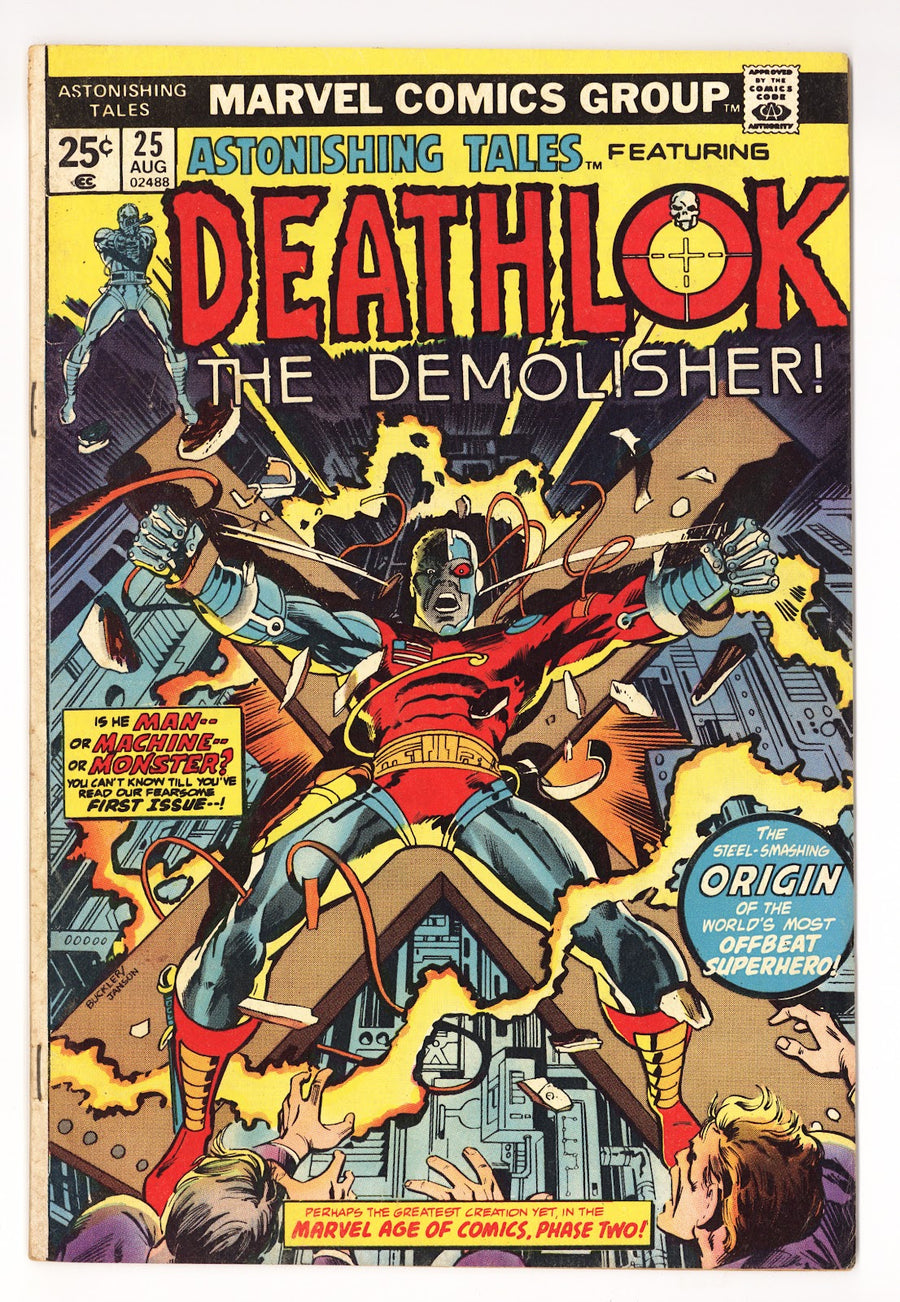 Astonishing Tales Vol 1 25  VG+ (4.5)   (1974)     