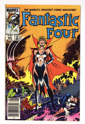 Fantastic Four Vol 1 281 Mid Grade (1985) Canadian Price Variant