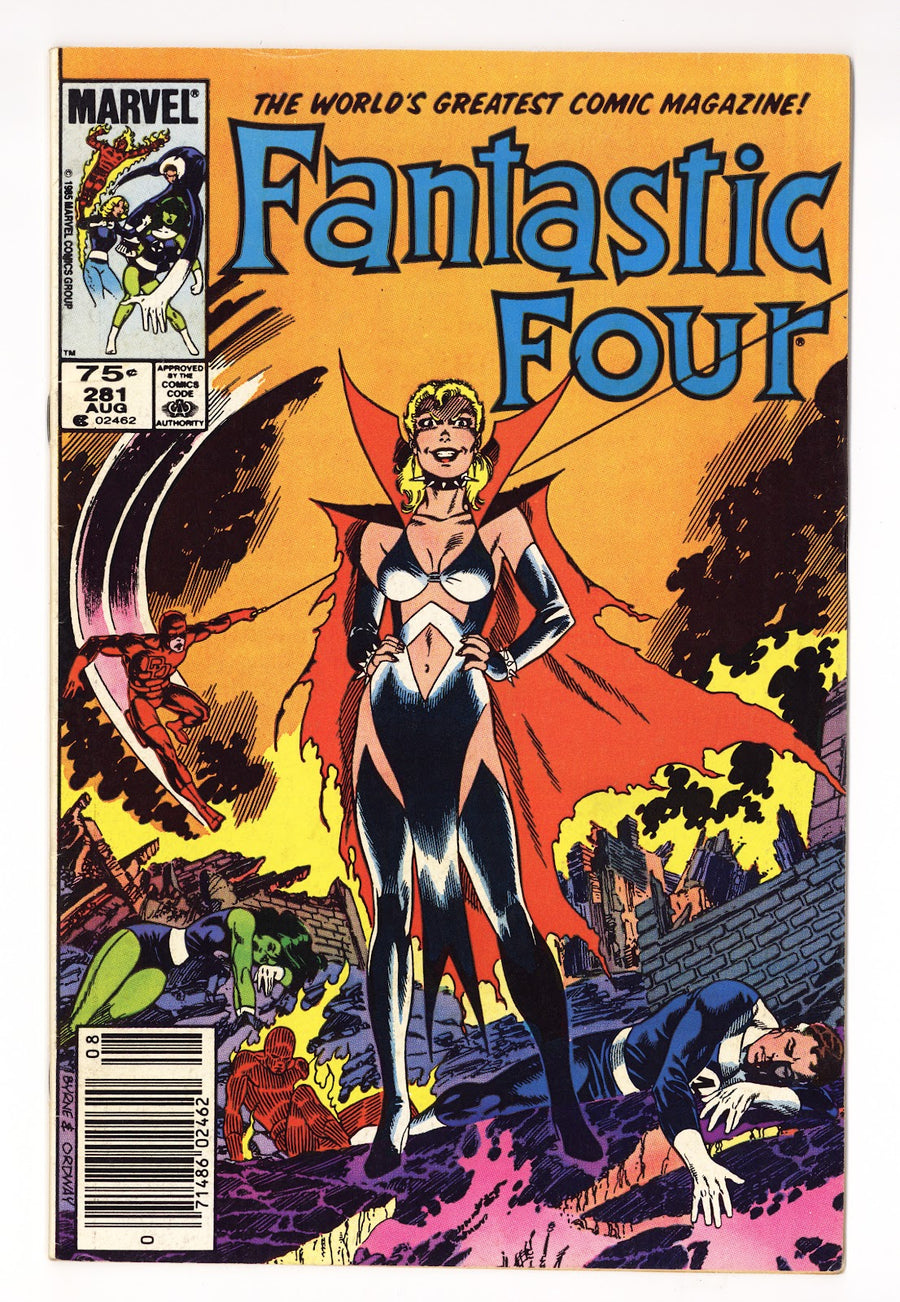 Fantastic Four Vol 1 281 Mid Grade (1985) Canadian Price Variant 