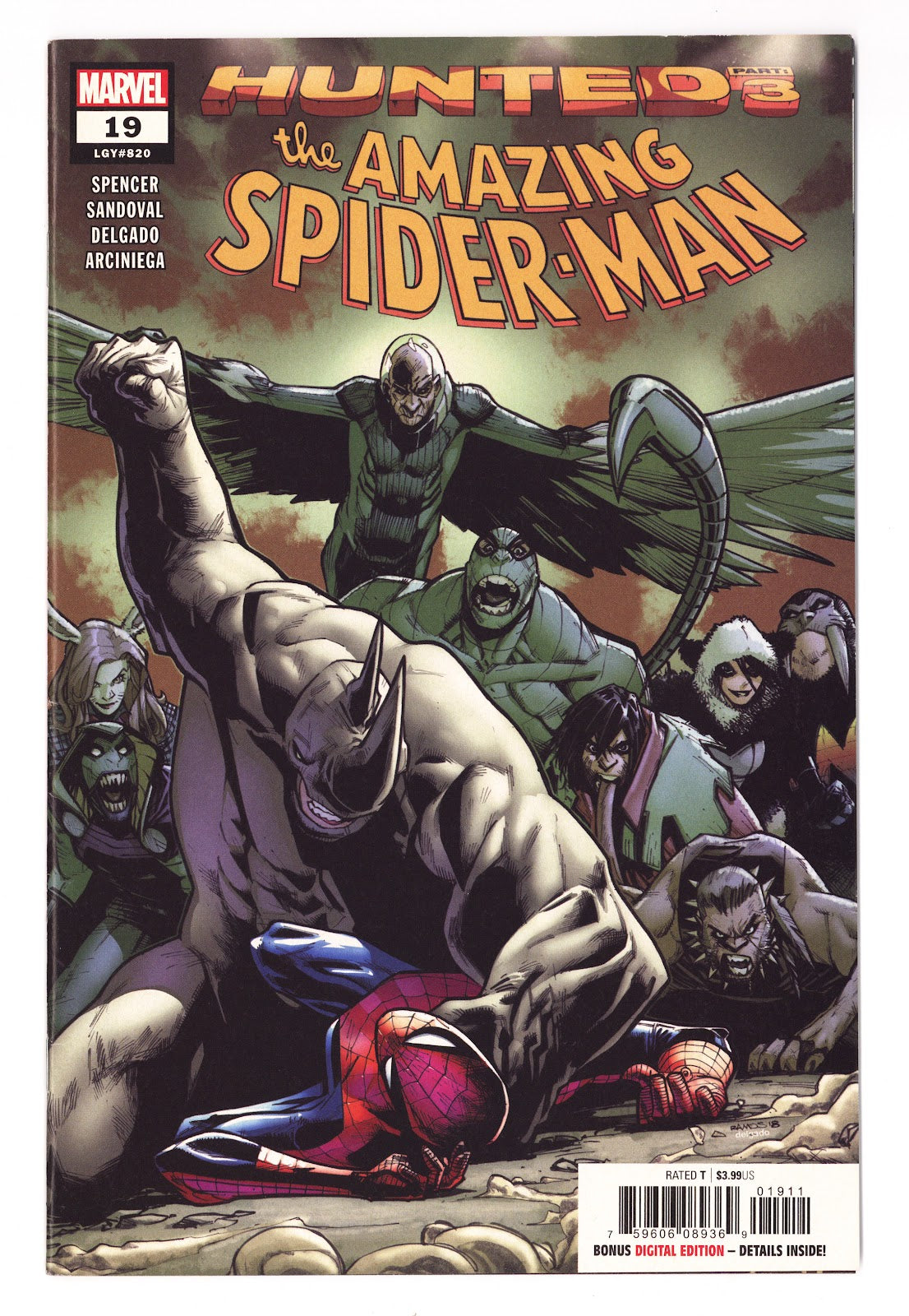 Amazing Spider-Man Vol 5 19 (820) High Grade (2019) 