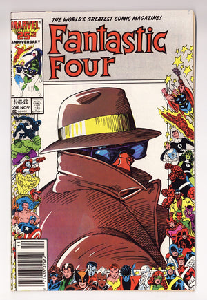 Fantastic Four Vol 1 296 Mid Grade (1986) Newsstand
