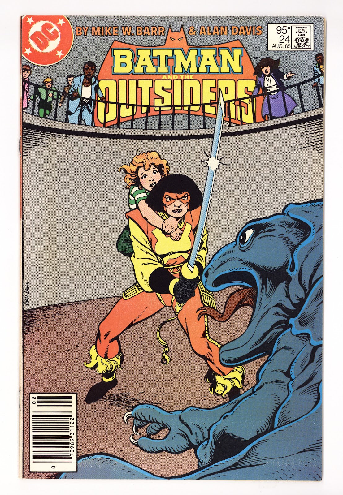 Batman and the Outsiders Vol 1 24 Mid Grade (1985) Canadian Price Variant 