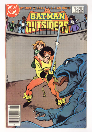 Batman and the Outsiders Vol 1 24 Mid Grade (1985) Canadian Price Variant
