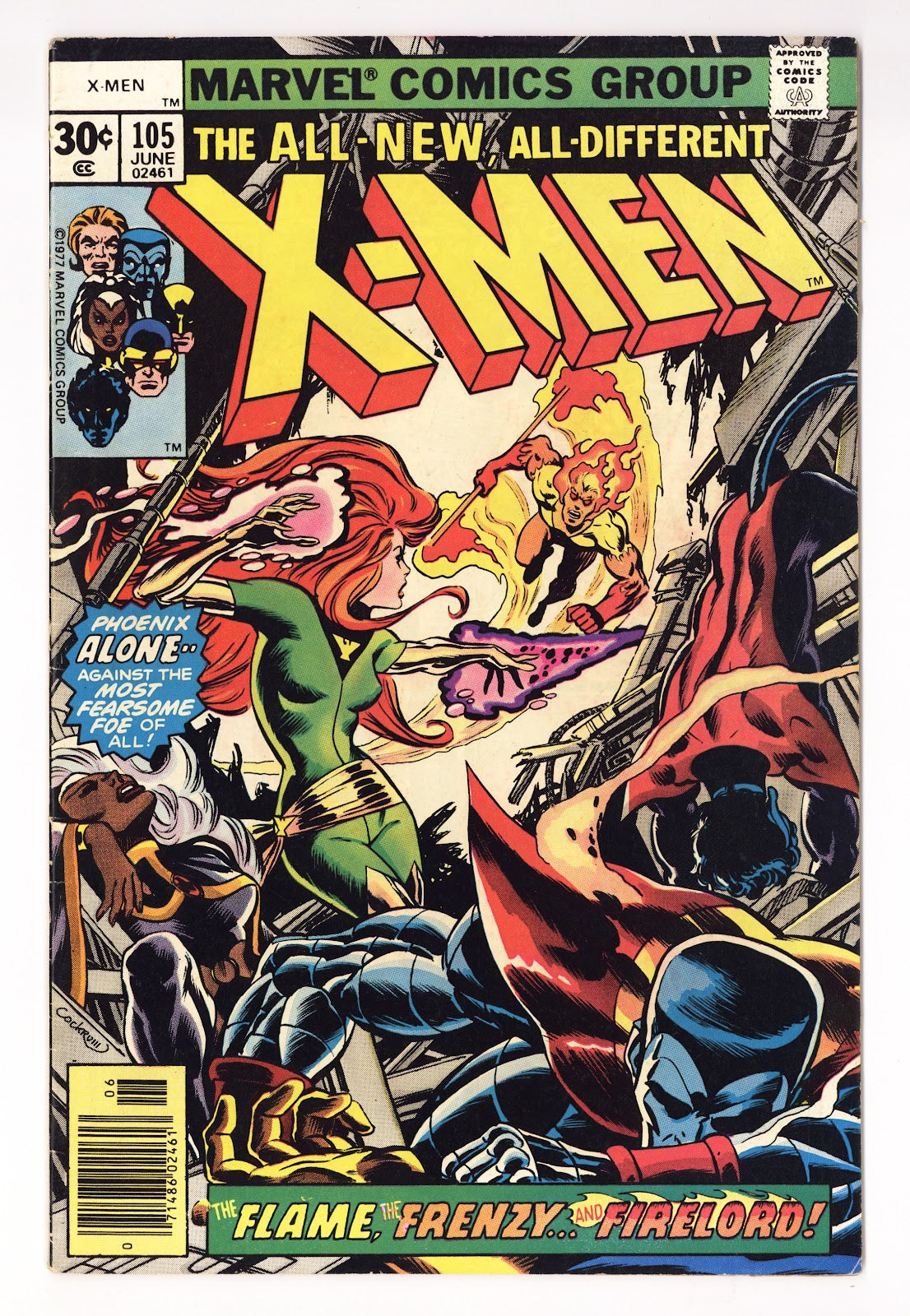 The X-Men Vol 1 105 FN- (5.5) (1977) 30¢ 