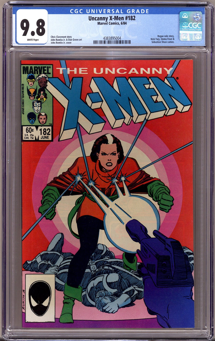 The Uncanny X-Men Vol 1 182 CGC 9.8 (NM/M)   (1984)