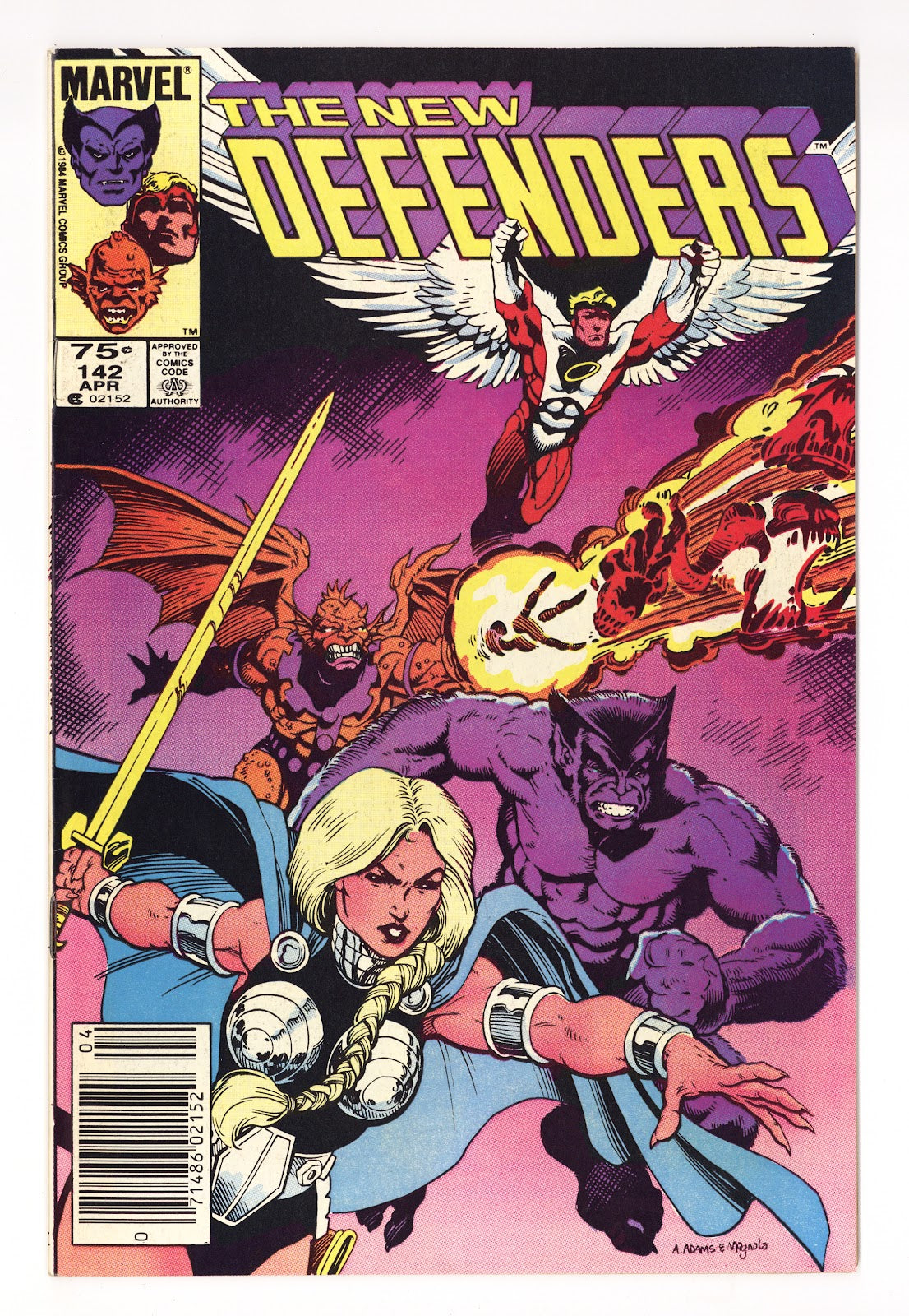 The Defenders Vol 1 142  Mid Grade   (1985)   Canadian Price Variant