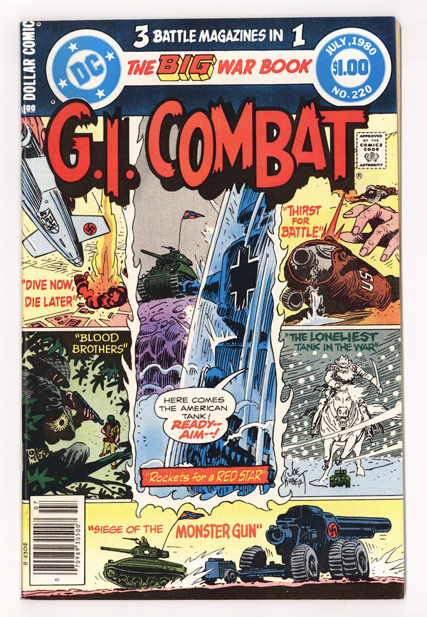 G.I. Combat Vol 1 220 NM- (9.2) (1980)