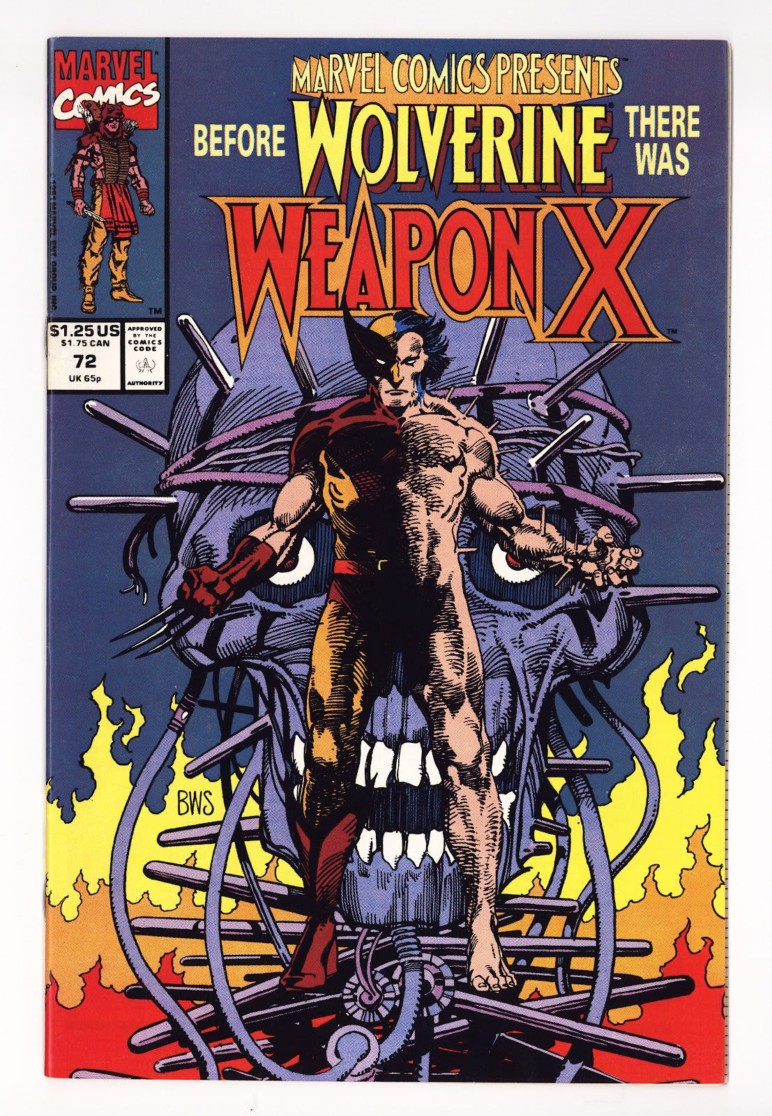 Marvel Comics Presents Vol 1 72 VF+ (8.5) (1991) 
