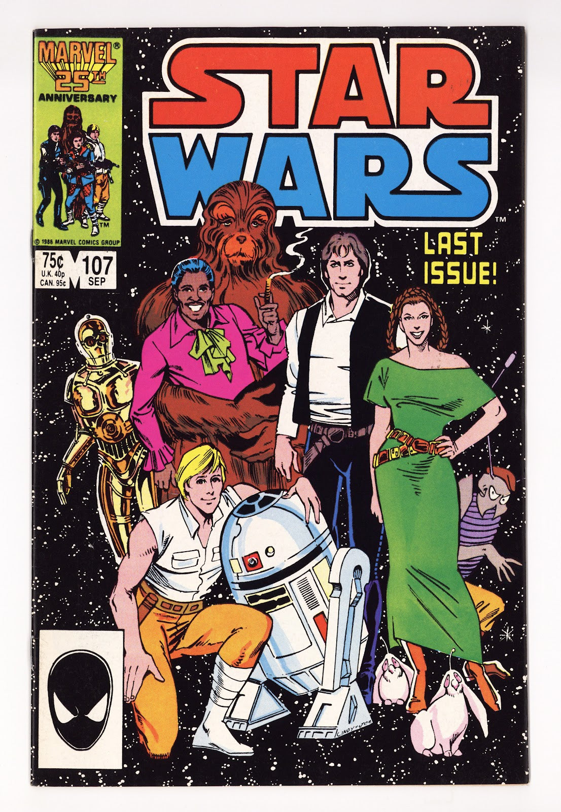 Star Wars Vol 1 107  VF+ (8.5)   (1986)     