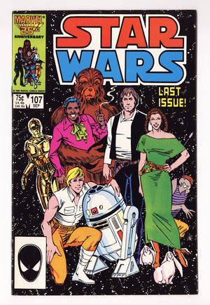 Star Wars Vol 1 107  VF+ (8.5)   (1986)
