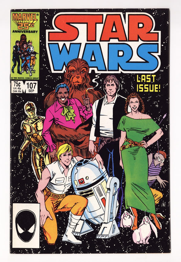 Star Wars Vol 1 107  VF+ (8.5)   (1986)