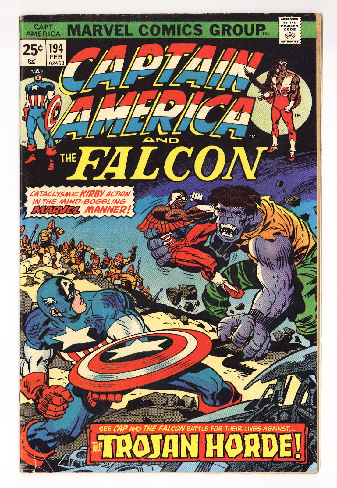 Captain America Vol 1 194  Low Grade   (1976)