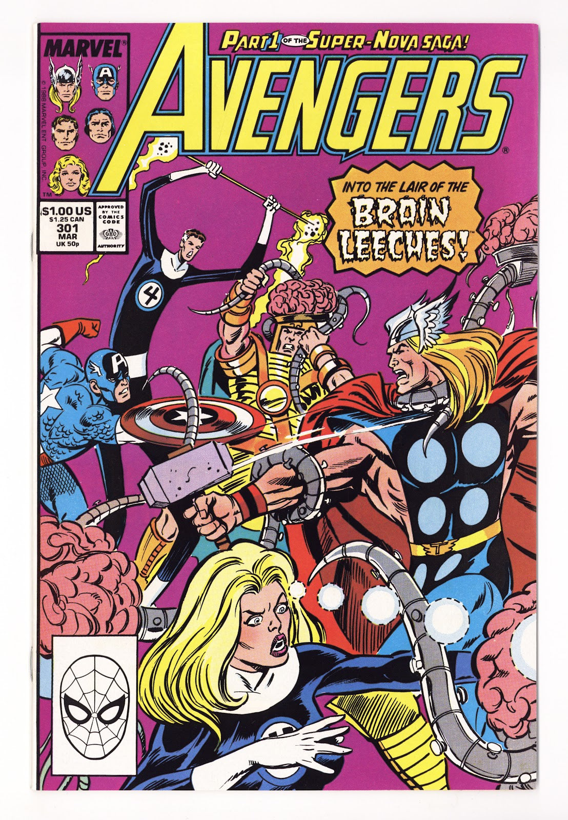 The Avengers Vol 1 301 High Grade (1989) 