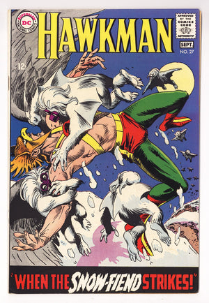 Hawkman Vol 1 27 FN (6.0) (1968)