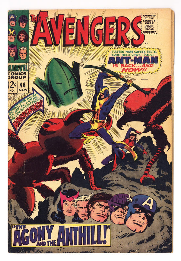 The Avengers Vol 1 46 VG+ (4.5) (1967)