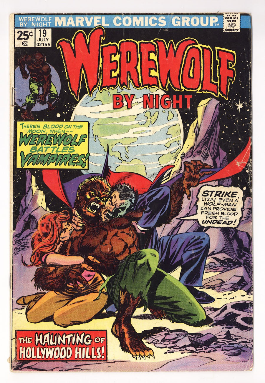 Werewolf by Night Vol 1 19  GD+ (2.5)   (1974)     