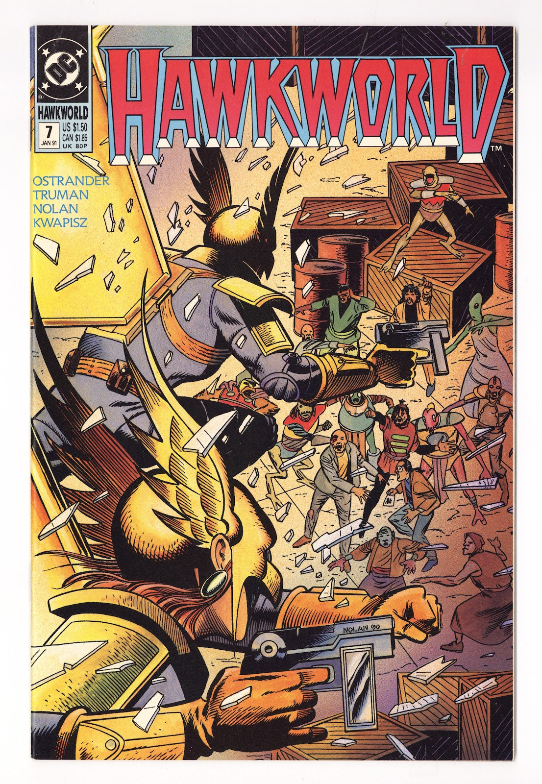 Hawkworld Vol 2 7  High Grade   (1991)     