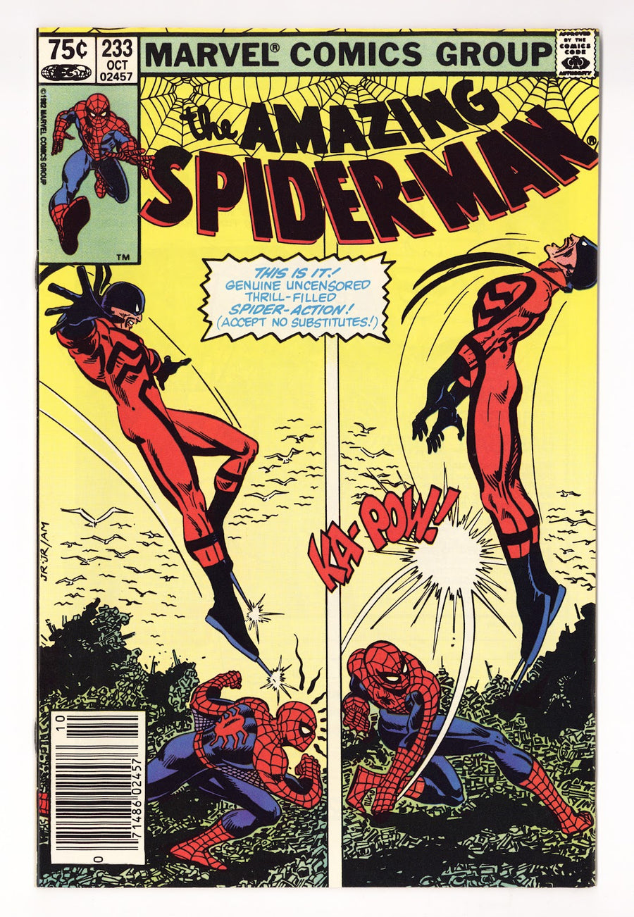 The Amazing Spider-Man Vol 1 233  VF+ (8.5)   (1982) Canadian   Canadian Price Variant