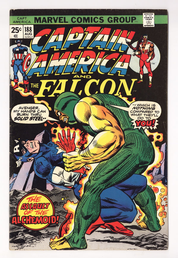 Captain America Vol 1 188 Mid Grade (1975)