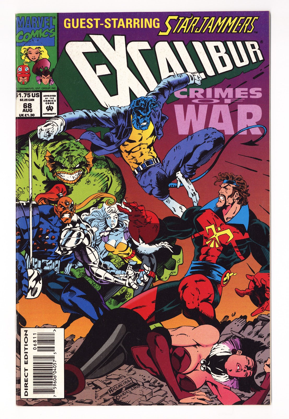 Excalibur Vol 1 68  Mid Grade   (1993)     