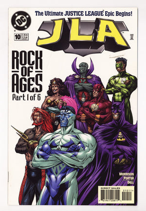 JLA 10 High Grade (1997) Direct Sales