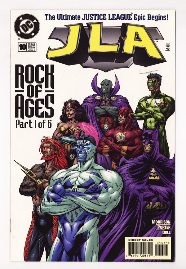 JLA 10 High Grade (1997) Direct Sales